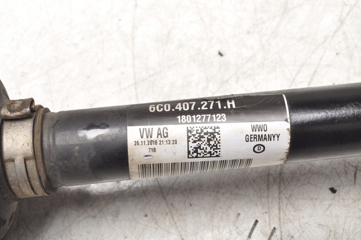 фото №6, Fabia iii 1.0 12v піввісь ліва коротка 6c0407271h 19r