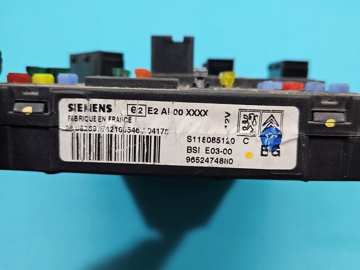 фото №7, Комп'ютер блок керування двигуна набір citroen berlingo i 1.4 8v