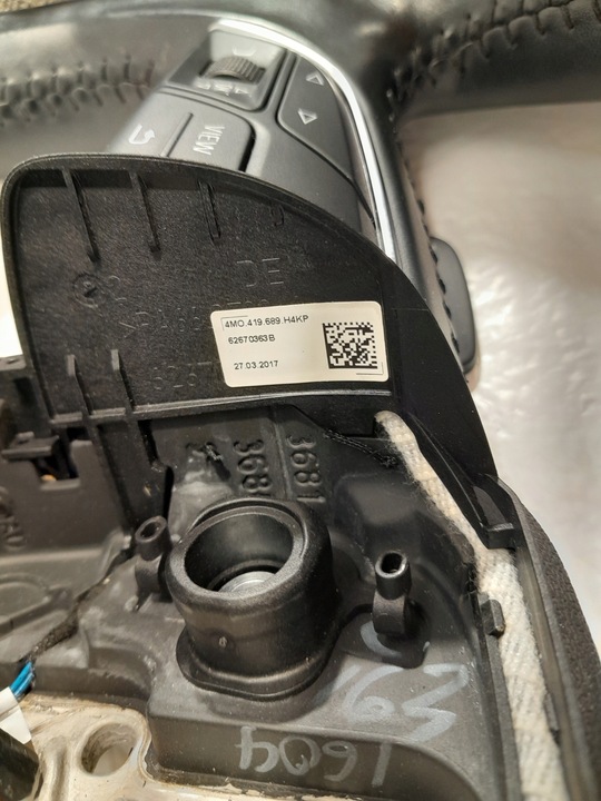 фото №11, Audi q5 ii 80a руль мультифункция лепестки с подогревом 4m0419091n