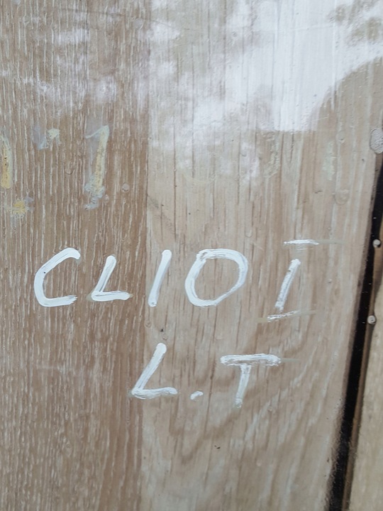 фото №3, Стекло боковая левая задняя левый зад renault clio i рестайлинг 5d