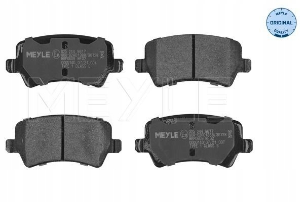 фото №15, Meyle тормозные колодки ham. volvo t. v70/s80