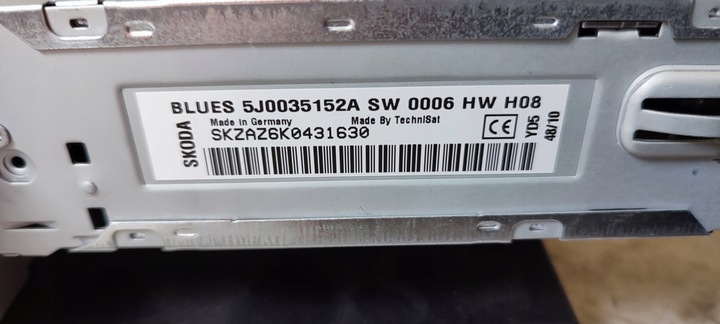 фото №7, Skoda fabia ii рестайлинг 10r радио cd mp3 5j0035152a eu