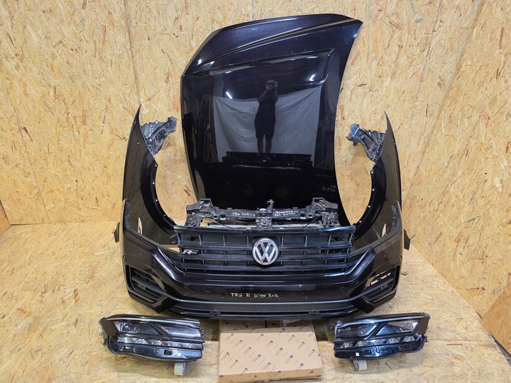 фото №1, Volkswagen touareg iii r line перед капот крыло бампер pas радиатор lc9x