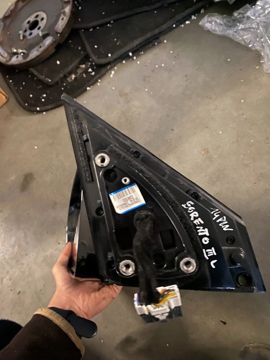 фото №9, Зеркало электрические левая 14 pin kia sorento iii