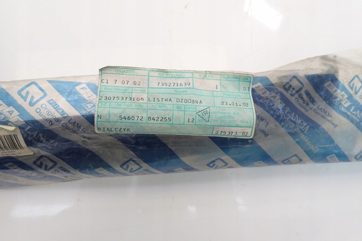 фото №12, Fiat punto ii планка бампера права перед нова org