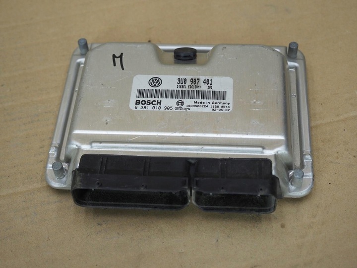 фото №11, Комп'ютер двигуна skoda superb i 2.5 tdi 3u0907401