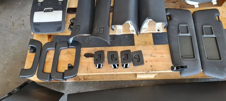 фото №14, Q5 8r стеля стеля sline чорна стійки комплект