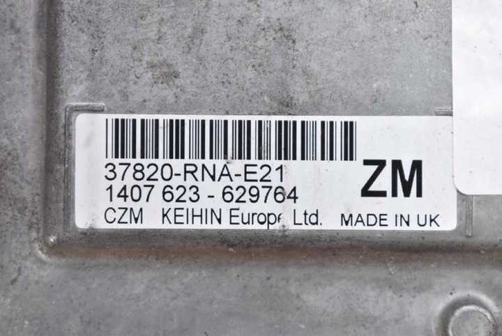 фото №7, Блок керування двигуна 37820-rna-e21 honda civic 8 viii 1.8 i-vtec 140 km 07-12