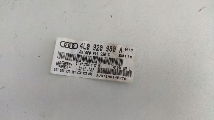 фото №5, Audi q7 4l 3.0 tdi спідометр  прилади 4l0920980a uk