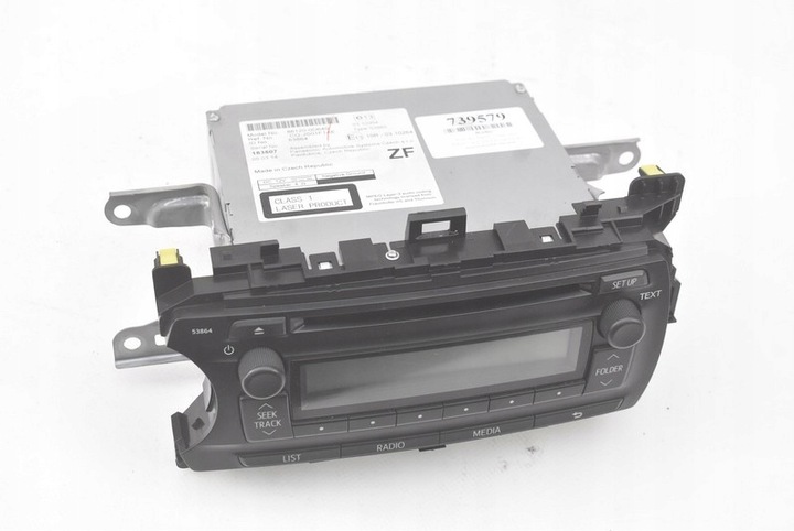 фото №6, Радио радиопроигрыватель cd rds 86120-0d640 toyota yaris 3 iii 10-14