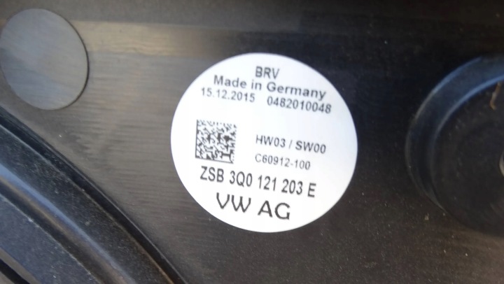 фото №9, Передняя панель комплект 5ta805594c vw touran ii 1.5 tsi