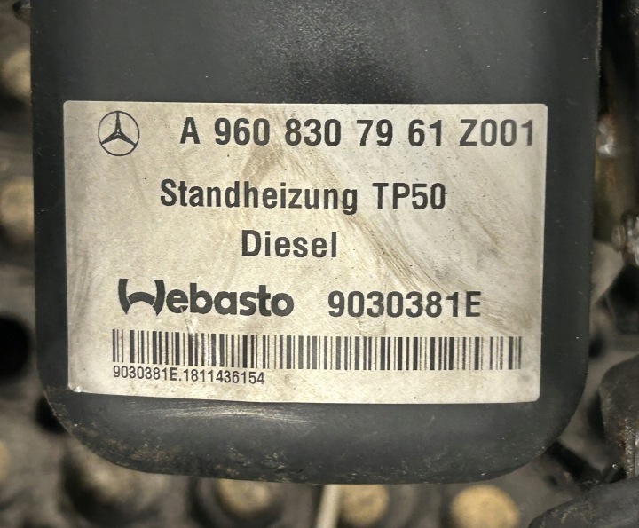 фото №12, Mercedes actros mp4 вебасто tp50 a9608307961