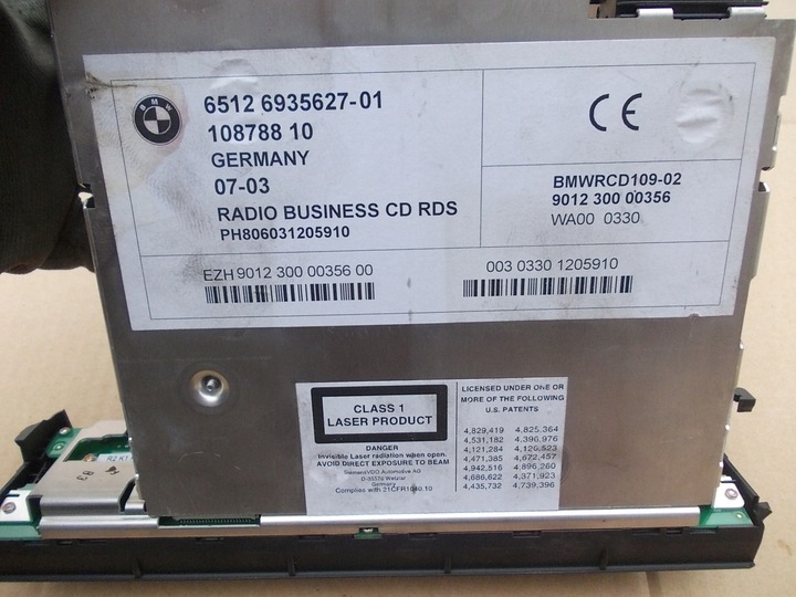 фото №11, Радио bmw e 46 бизнес cd rds