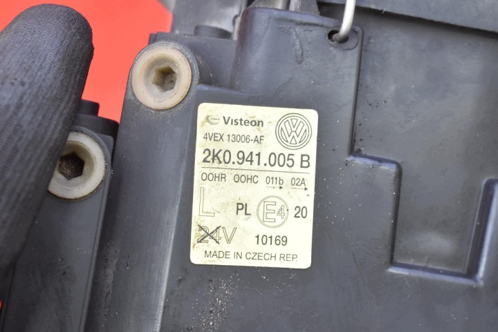 фото №13, Фара левое фара передняя eu 2k0941005b vw touran 1 i 03-06