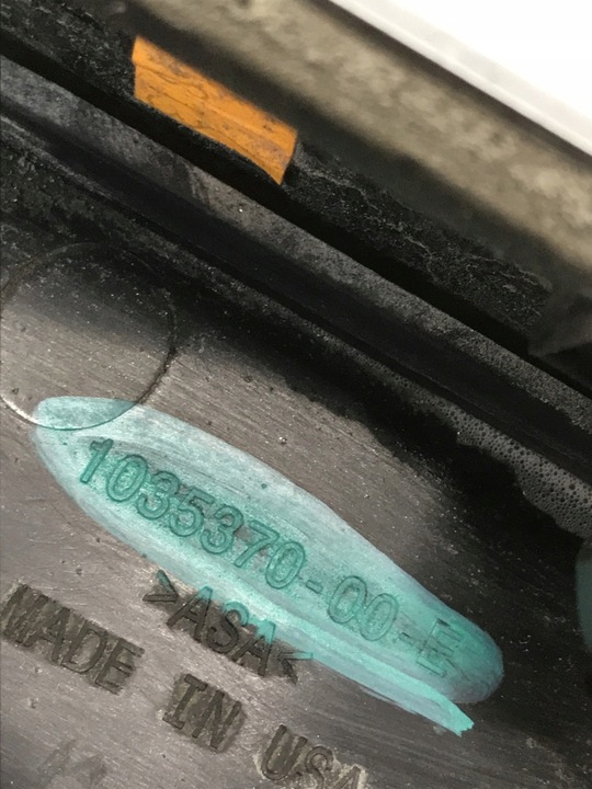 фото №11, Планка хром накладка крышки зад tesla x 1035370-00-e