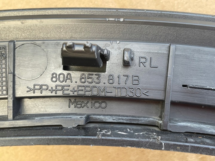 фото №11, Audi q5 ii s-line 80a ліва планка крила зад задня