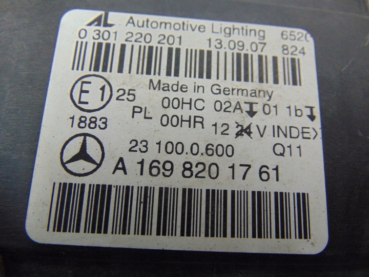 фото №15, Лампа ліва перед mercedes b клас w245 a1698201761 європа