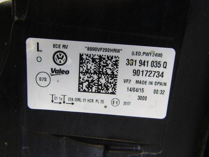 фото №15, Vw passat b8 рестайлінг лампа ліва перед повний led 3g1941035q