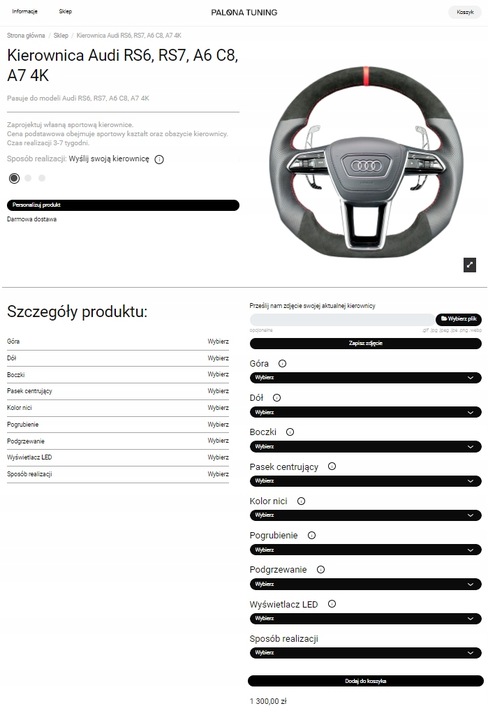 фото №6, Модифікація кермо audi rs6, rs7, a6 c8, a7 4k тюнінг карбон custom