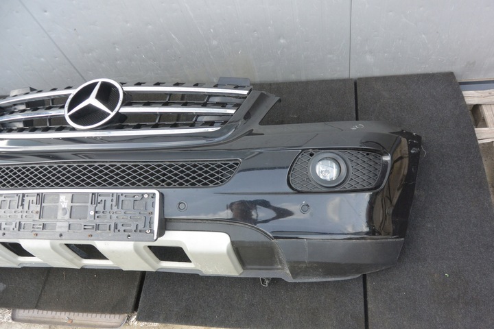 фото №2, Mercedes ml w164 бампер решітка радіатора перед 05-09 197 kpl pdc h7