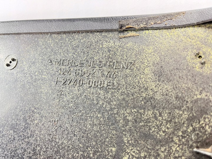 фото №13, Обшивка защита стойка c левая mercedes w124 sedan чёрная 1246952744