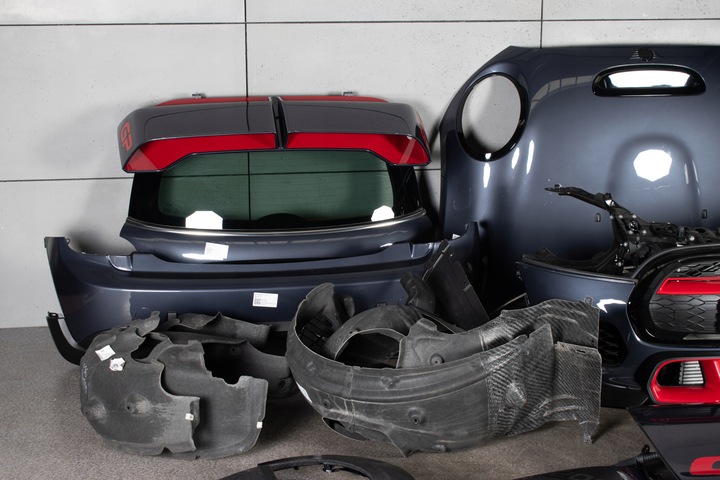 фото №8, Mini f56 gp sport бампер капот лампи чорний двері крило карбон spoler gp