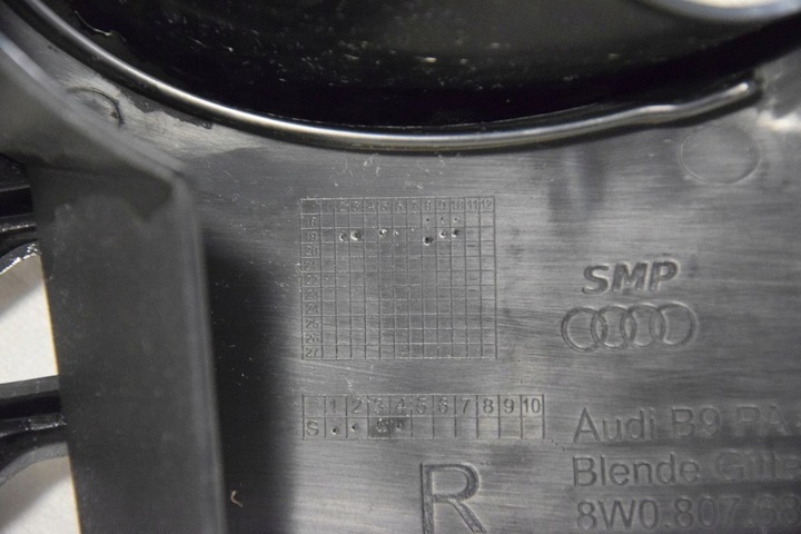 фото №16, Audi rs4 b9 8w0 22-r. рестайлинг решётка w бампер правая