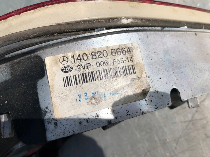 фото №6, Mercedes cl c140 w140 рестайлінг лампа праві зад права