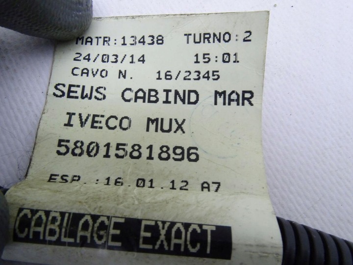 фото №5, Iveco stralis hi-way 13- e6 жгут установка вебасто #879