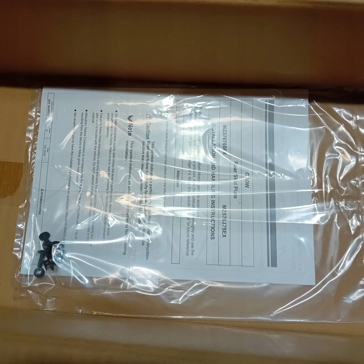 фото №9, Mitsubishi asx 2021-2023 накладка защита бампера перед новая oem