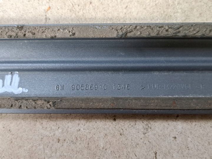 фото №3, Opel vectra b планка двері правий зад