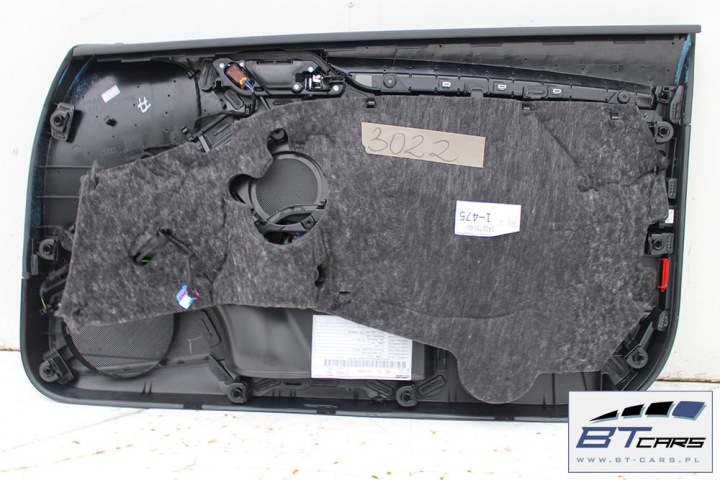 фото №8, Audi a3 карта обшивки дверь дверные карта велюр цвет чёрный 8v 8v3 8v