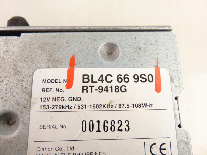 фото №9, Радио mazda 626 v gf bl4c669s0 bez код