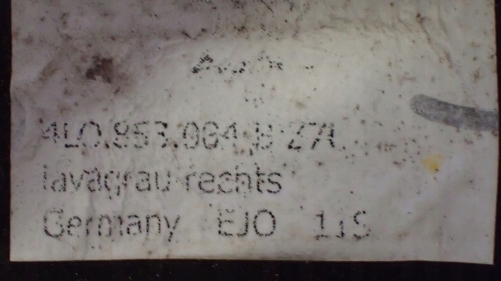 фото №16, Планка стёкла левая lz7l серый audi q7 4l 4l0853083b