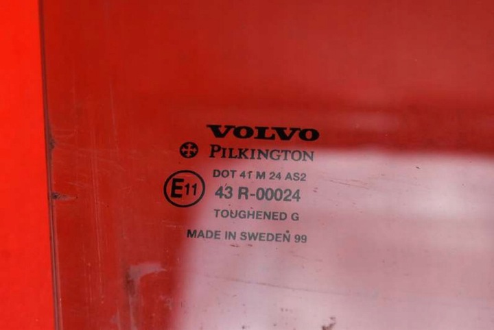 фото №6, Стекло боковая правая перед передняя volvo v70 1 i 97-00