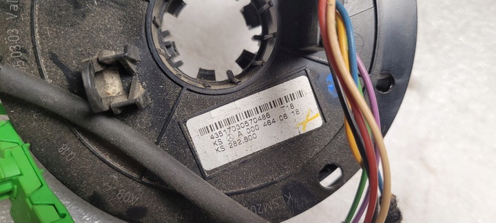 фото №6, Mercedes w203 w209 лента сматыватель подушка безопасности a2095400145 a0004640618