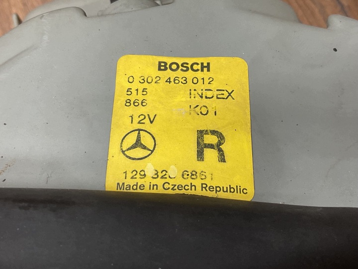 фото №15, Фара передня праве перед usa bosch mercedes-benz sl r129 1298206861