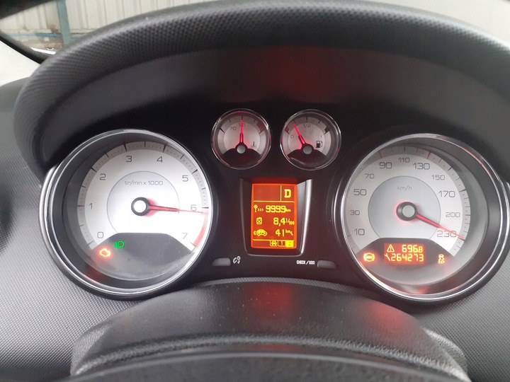 фото №10, Спідометр  peugeot 308 1.6 thp 9665107580