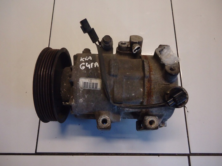 фото №1, Kia hyundai i20 i30 1.4 16v g4fa компрессор кондиционера dve12 1e39e-01700
