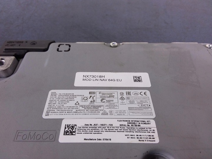 фото №5, Ford ecosport mk2 рестайлинг модуль блок управления навигации