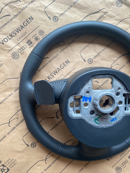 фото №8, Audi a8 d4 4h рестайлінг кермо шкіряний з підігрівом пелюстки 4h0419091af