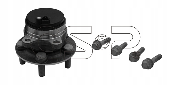 фото №2, Gsp подшипник колёса ступицы ford
