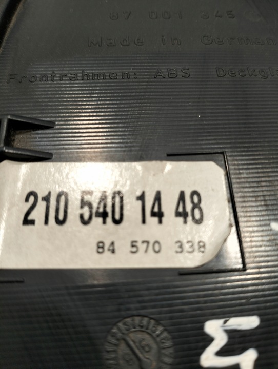 фото №8, Mercedes w210 2.2d 95-02r спидометр приборы 2105401448 a2105401448 87001345