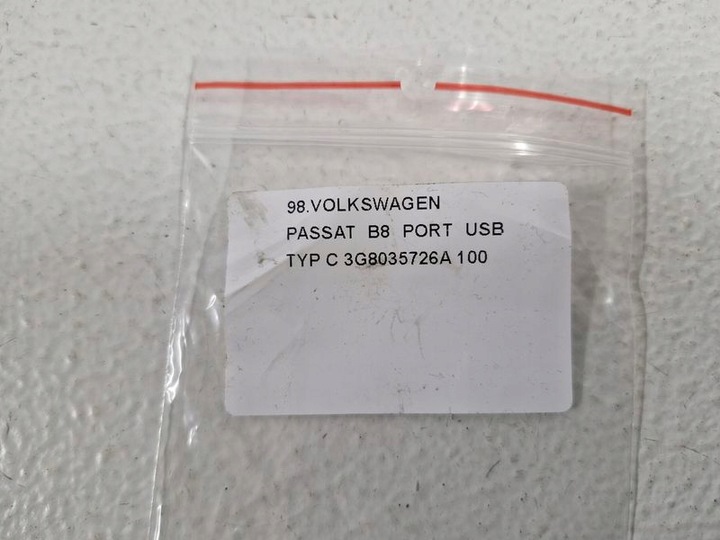 фото №6, Volkswagen passat b8 гнездо port usb тип c 3g8035726a