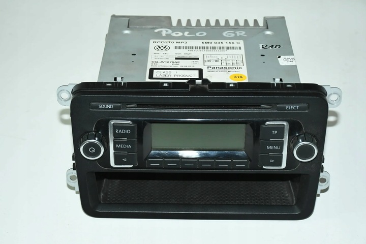 фото №1, Радио cd mp3 5m0035156c volkswagen polo v 6r