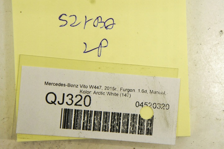 фото №6, Qj320 mercedes vito w447 стекло левый перед 15r