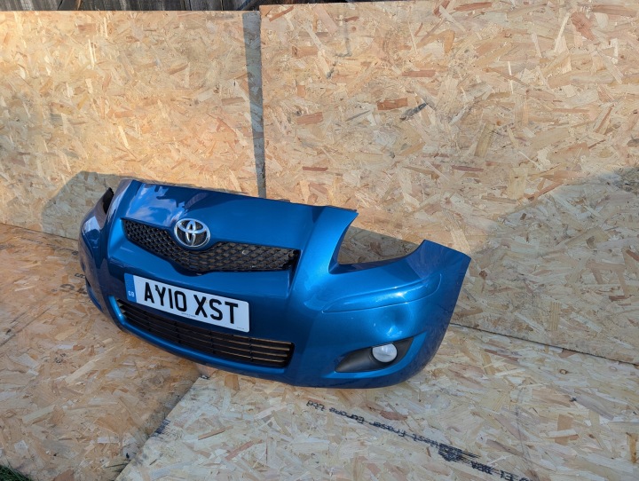 фото №9, Toyota yaris ii 2 рестайлінг 09-12 бампер перед передній колір 8t7
