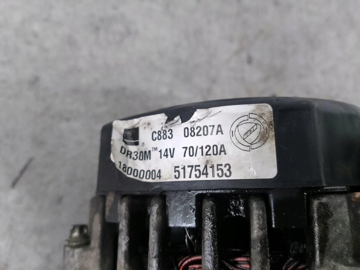 фото №7, Генератор fiat croma ii 51754153 08207a 1.8 mpi 16v