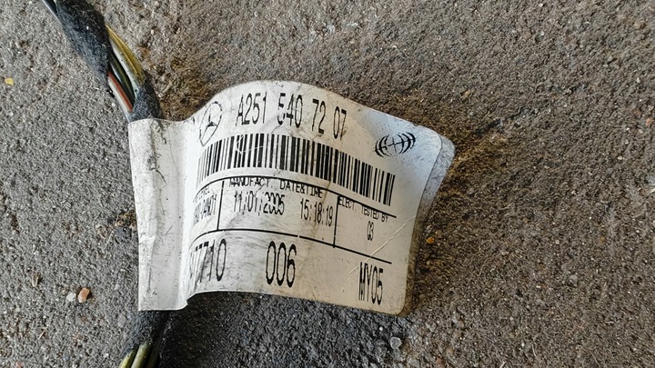 фото №11, Hak буксирувальний джгут oris mercedes r клас w251 a2515407207