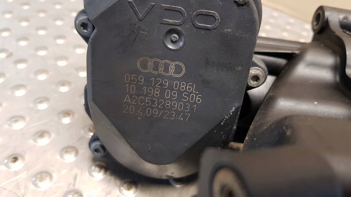 фото №7, Колектор всмоктуючий праві регулятор 059129712bg 059129086l audi a6 c6 3.0tdi cdy